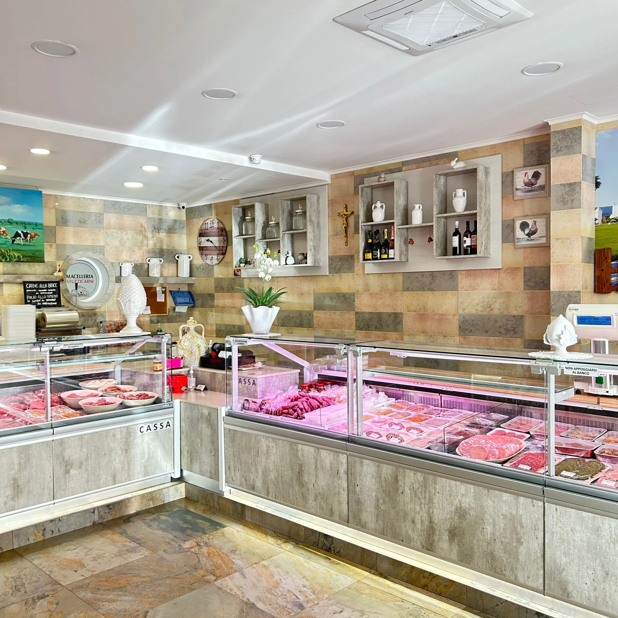 Il banco della Macelleria Stuzzicarni
